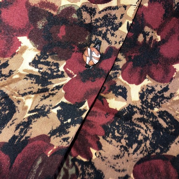 Shannon McClean Peace love & Fashion Bergdorf Goodman burgundy liberty f… - Picture 3 of 5